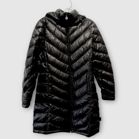 Calvin Klein Packable Lightweight Premium Down Hooded Puffer Jacket Size L - Picture 4 of 4